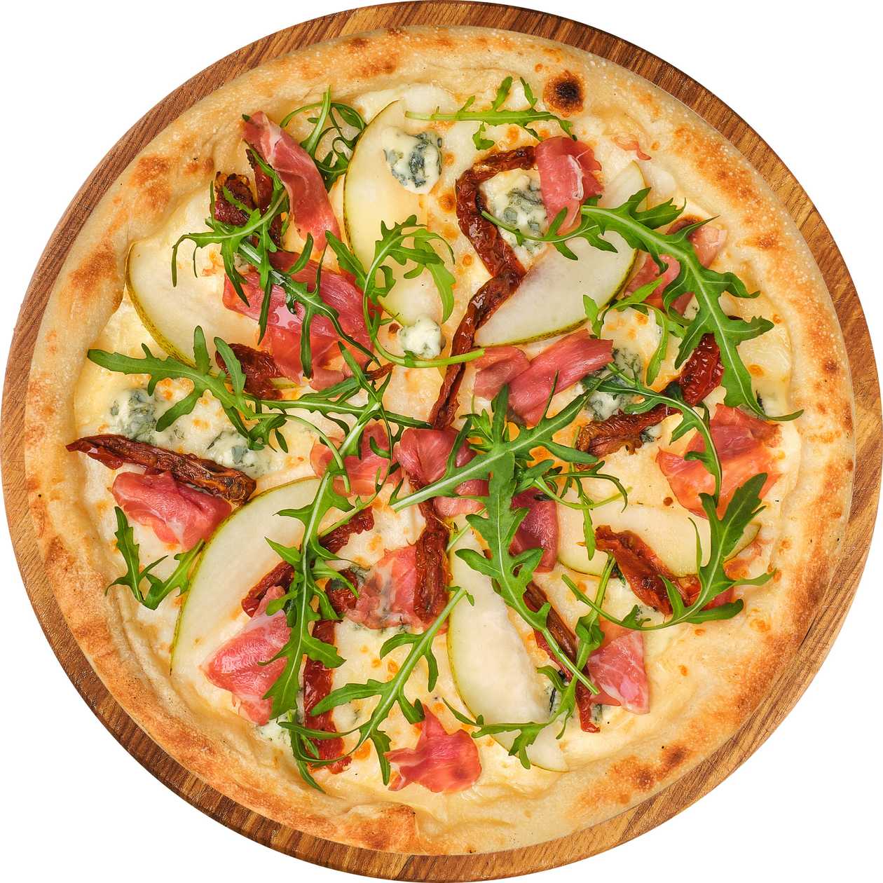 Pizza with prosciutto and sun-dried tomatoes 30 cm