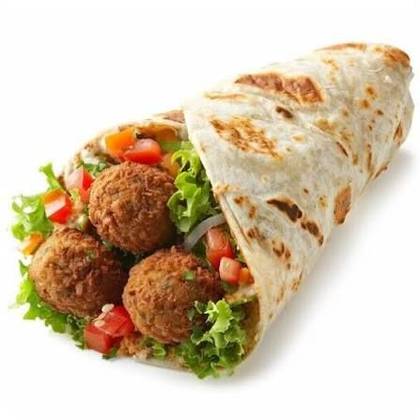 Falafel in tortilla