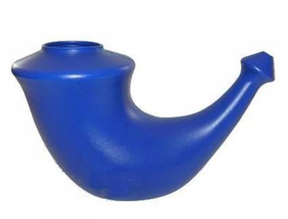 Rhino Horn Nasal Rinse Pot Blue