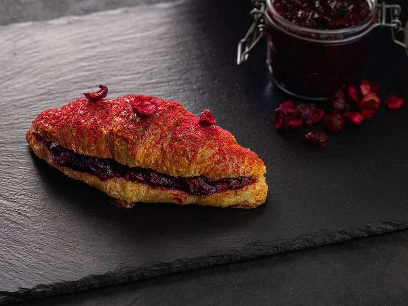 Cherry and Tonka Bean Croissant