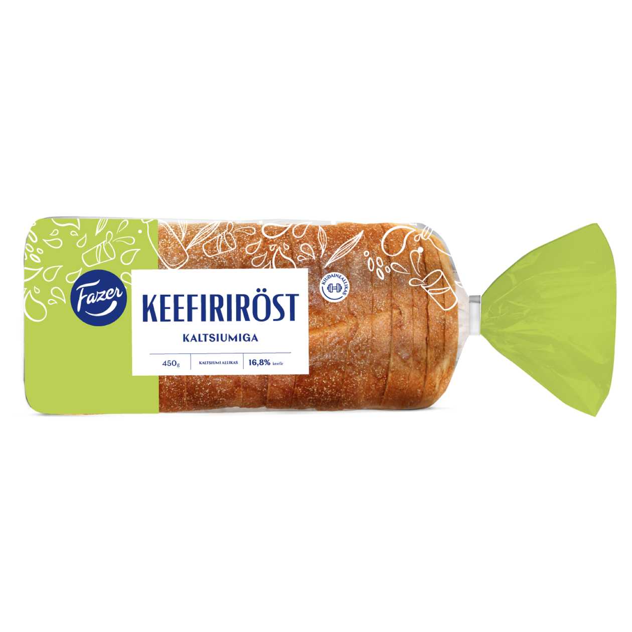 Fazer, Kefir Toast With Calcium, 450g (expires soon)