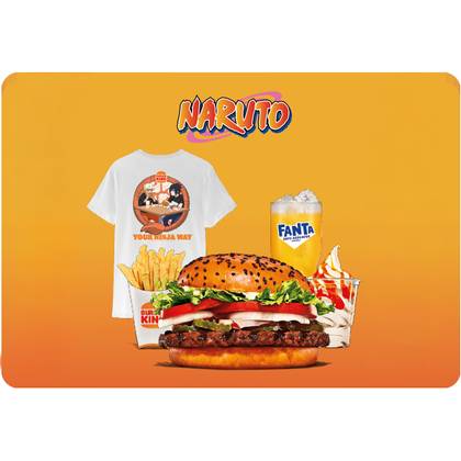 Naruto Whopper® Menu