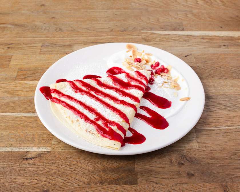 Thin Pancakes with Jam 3 pcs. (1,3,7)