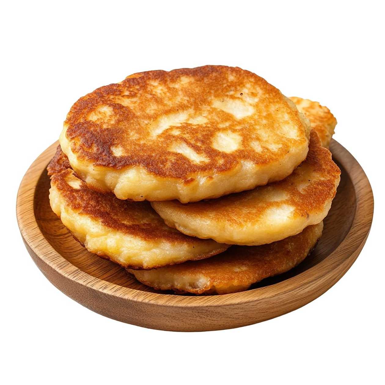 Potato pancakes with cream