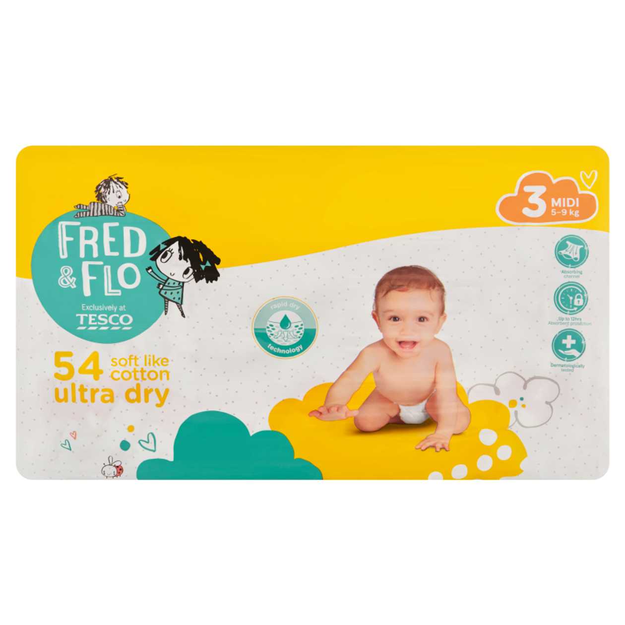 Fred &Amp; Flo Ultra Dry Pleny 3 Midi Mp 54 Ks