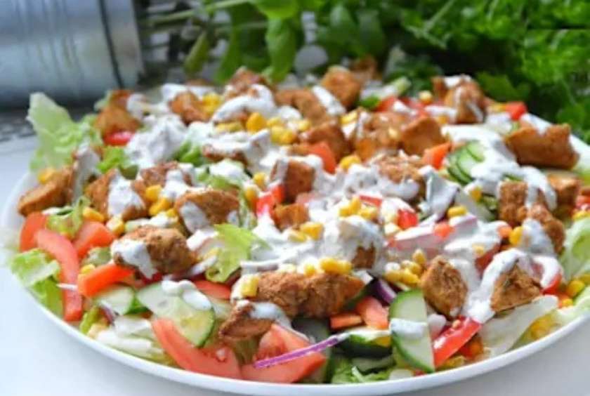 Salad with Kebab Meat