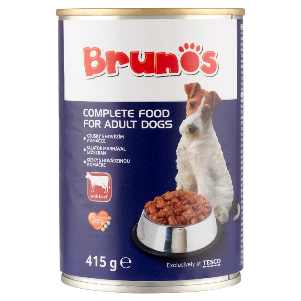 Brunos Krmivo Pro D.Psy S Hov. V Omacce 415 G