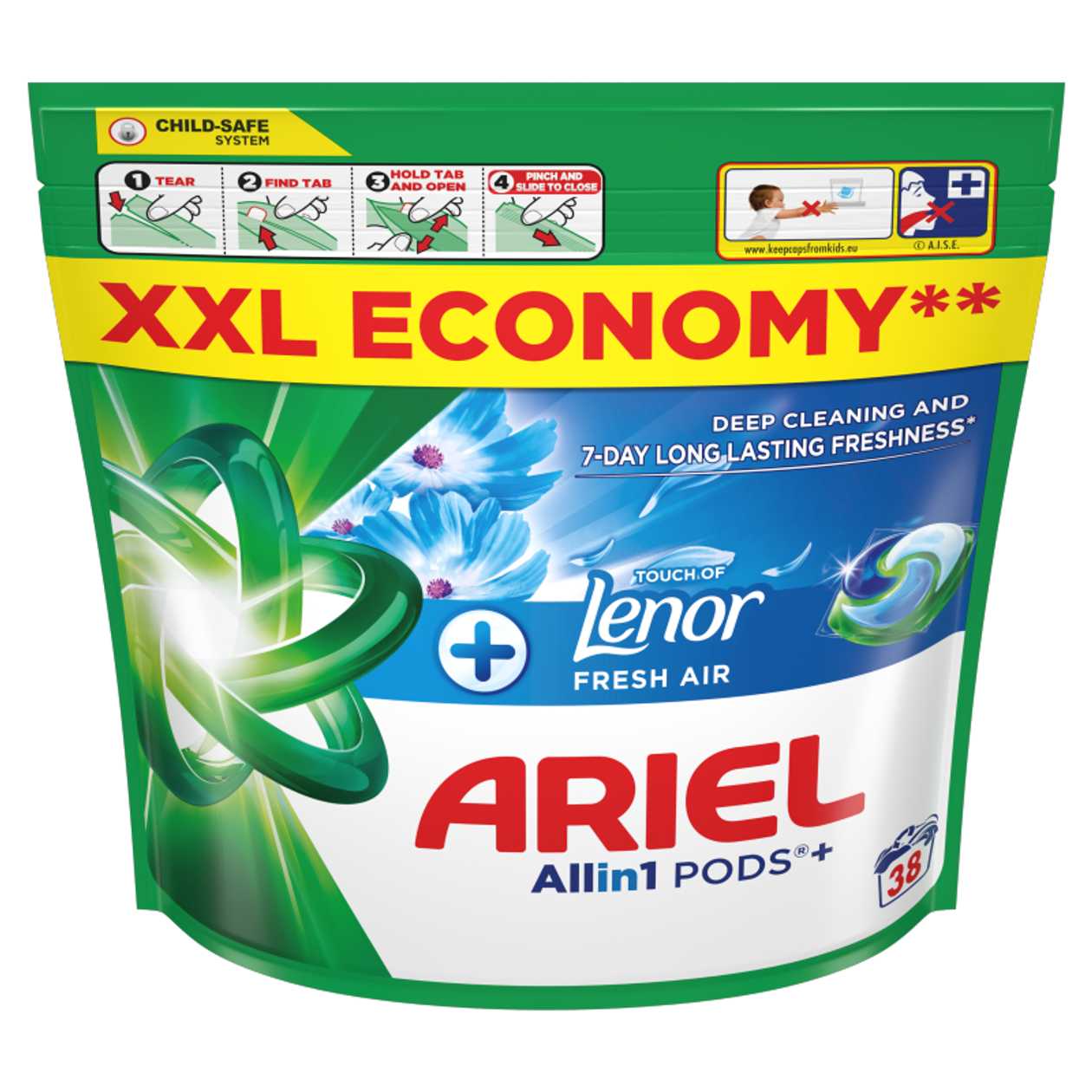 Ariel Kapsle Pr. S Vuni Lenor Fa 790,4 G 38 Ks