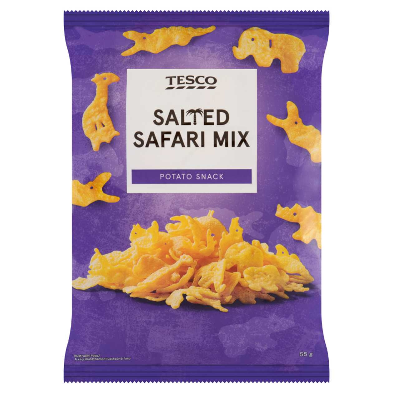 Tesco Salted Potato Snack 55 G