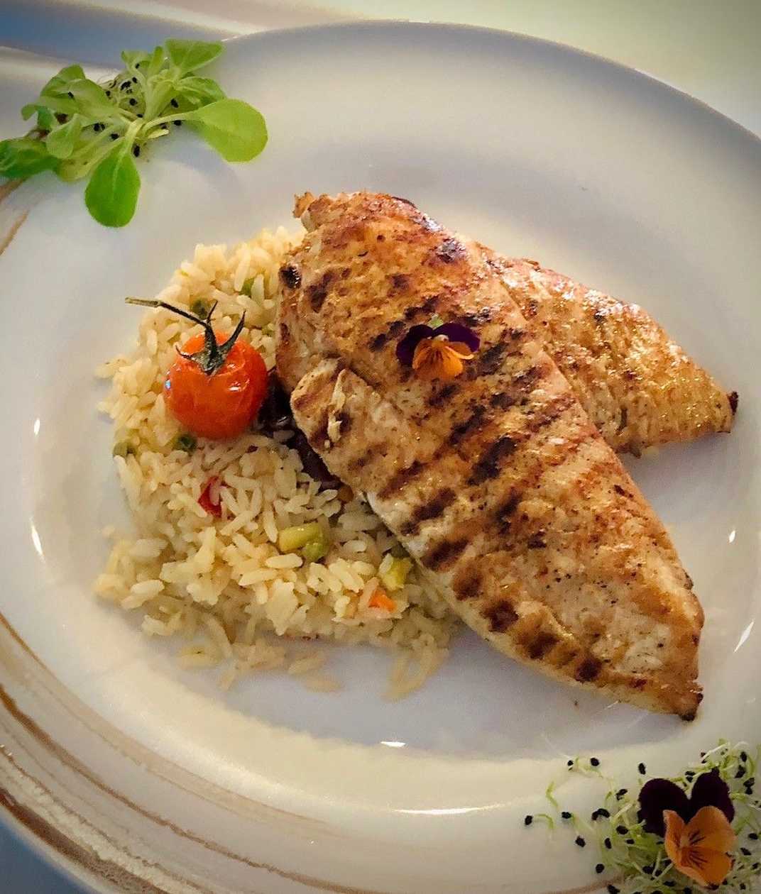 Meniu piept pui la gratar