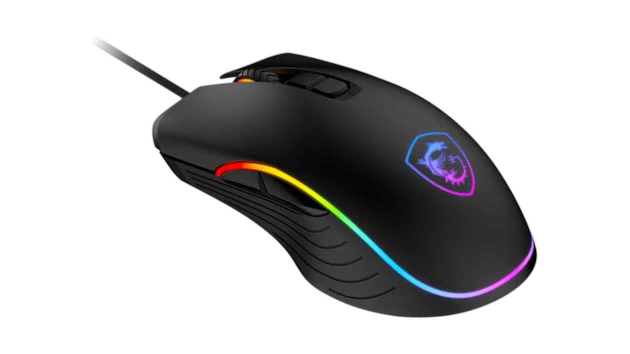 Gaming mouse with RGB lighting
