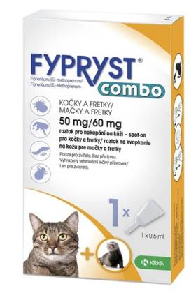 Fypryst Combo Spot-On for Cats and Ferrets 1x0.5ml