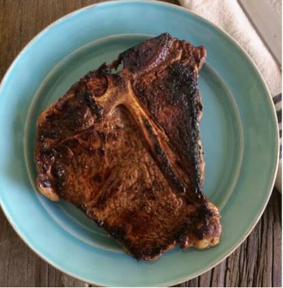Pan-Fried T-Bone Steak