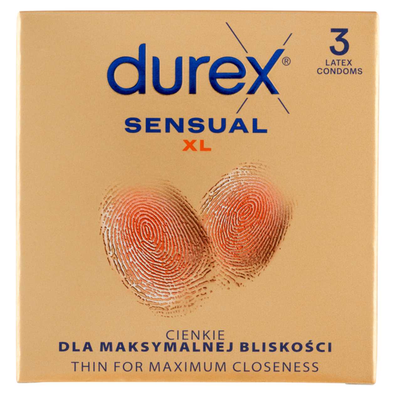 Durex Sensual Kondomy Xl 3 Ks