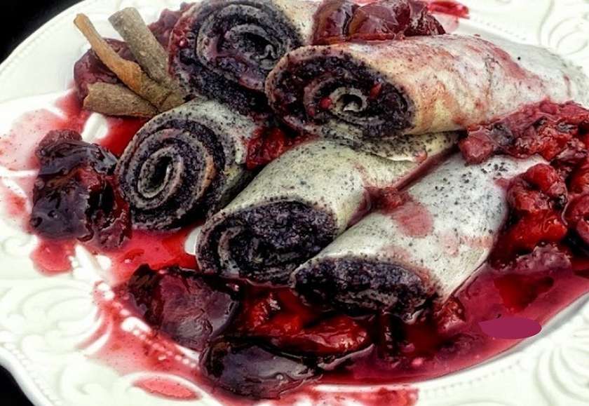 PALACINKY, mak, lesné ovocie