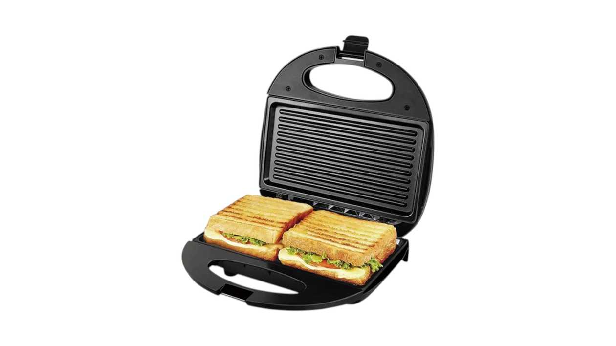 Electric sandwich and panini toaster