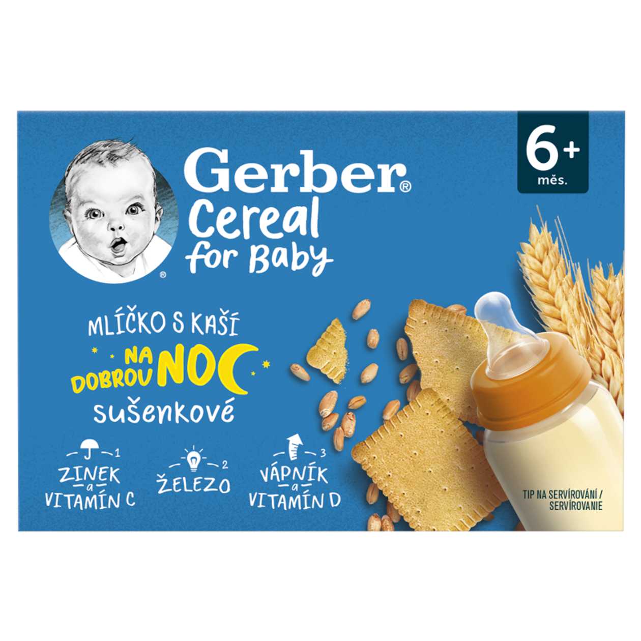Gerber Mlicko S Kasi Susenkove 6+ Me 2 X 200 Ml