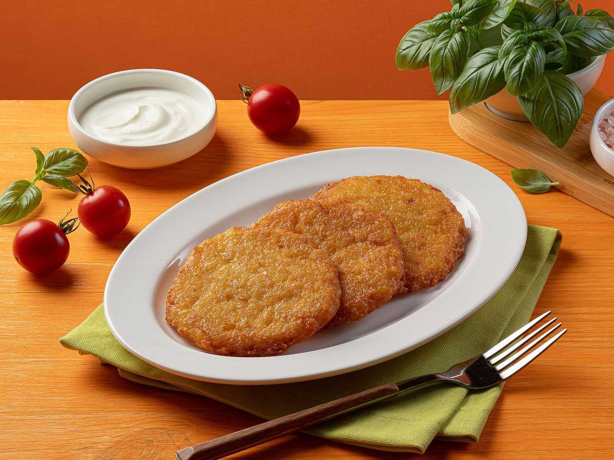 Potato Pancakes with Sour Cream