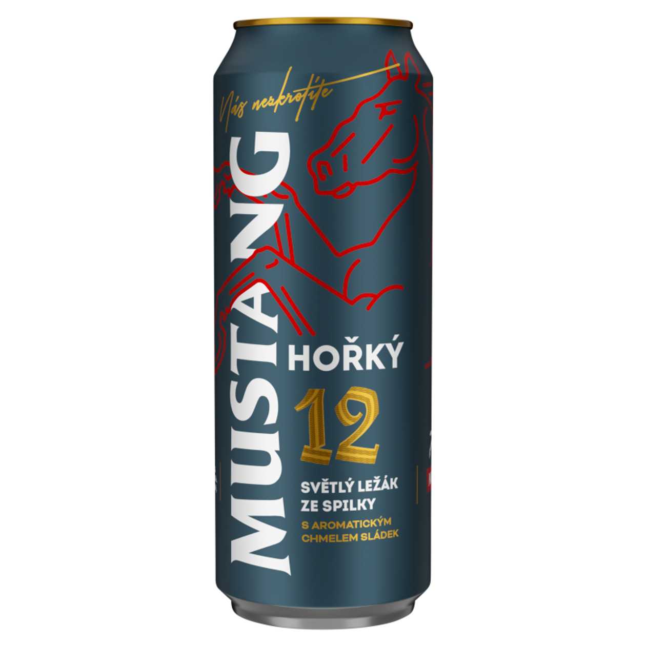 Mustang Horky Svetly Lezak Plech 0,5 L
