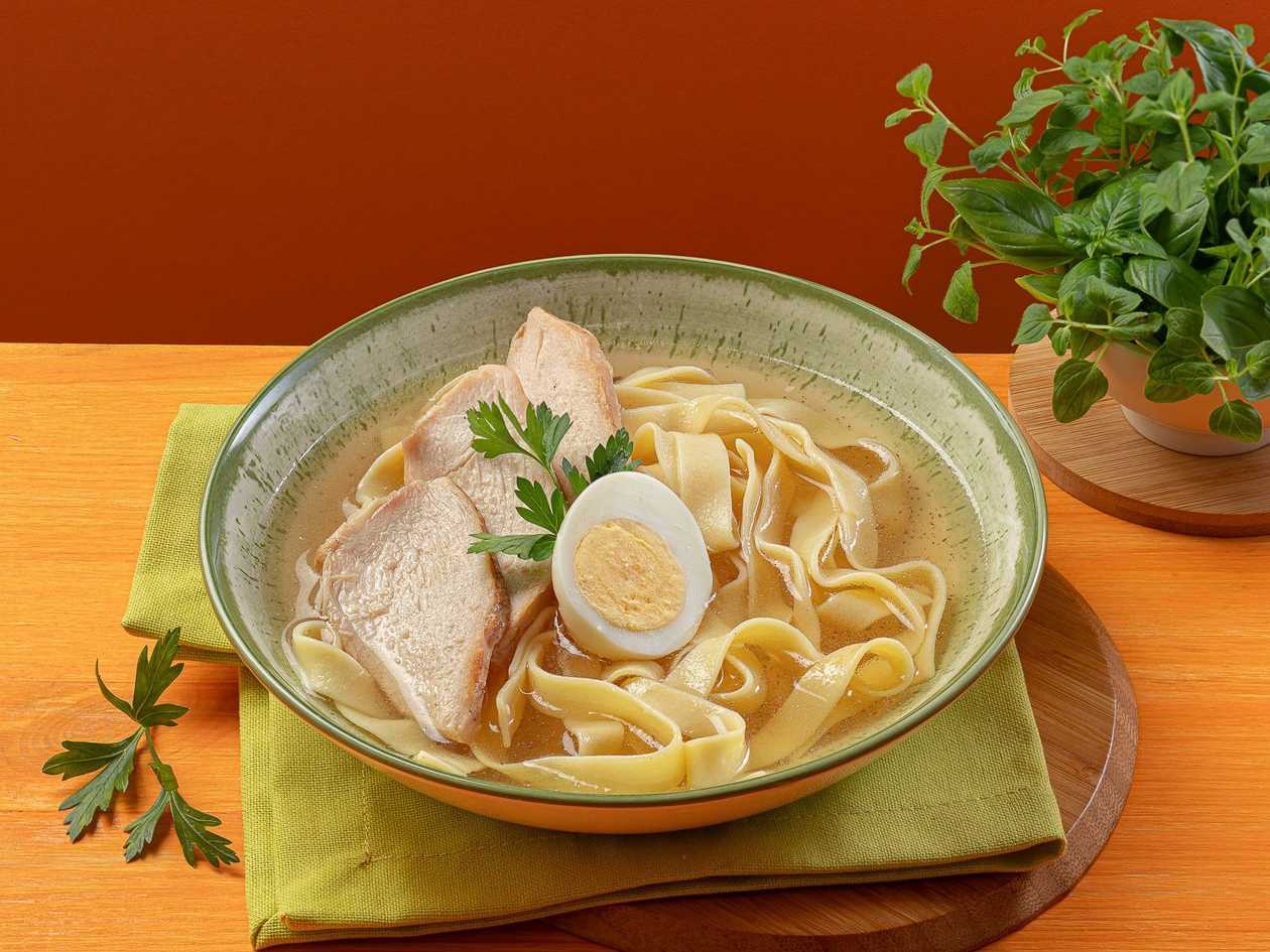 Chicken Broth with Egg
