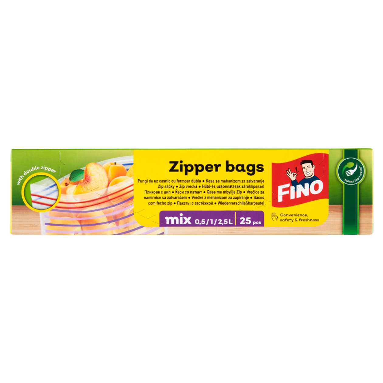 Fino Zipper Sacks Mix 25 pcs