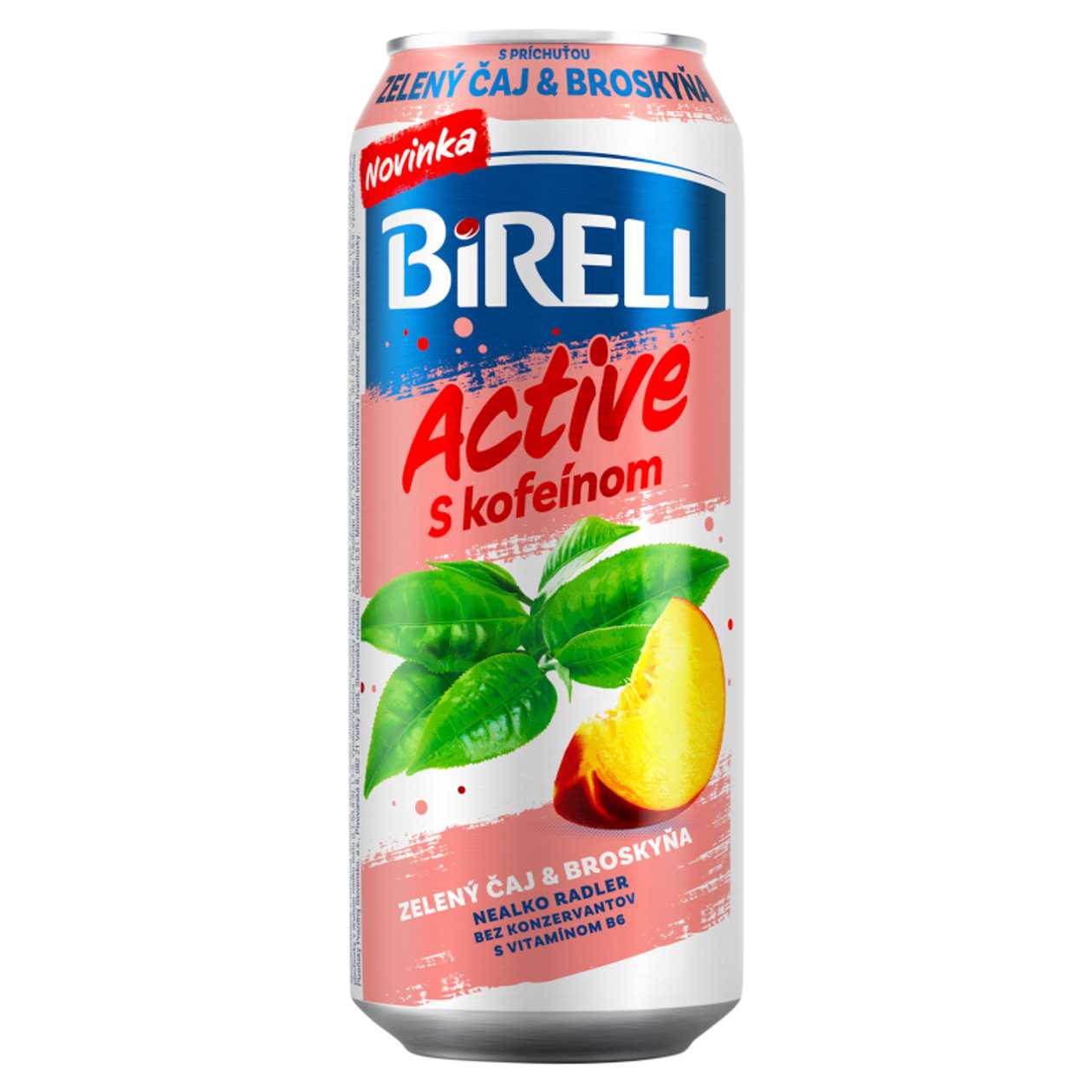 Birell Active Zel.Caj, Broskev 0,5 L Plech