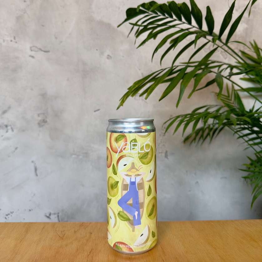 Сидр напівсолодкий YABLO APPLE POP 0,33 л.