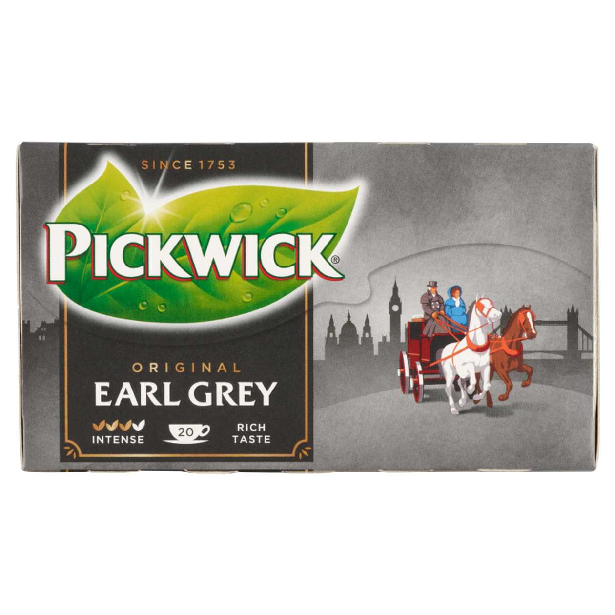 Pickwick Origin. Earl Grey Cerny Caj 20 Sack.40 G
