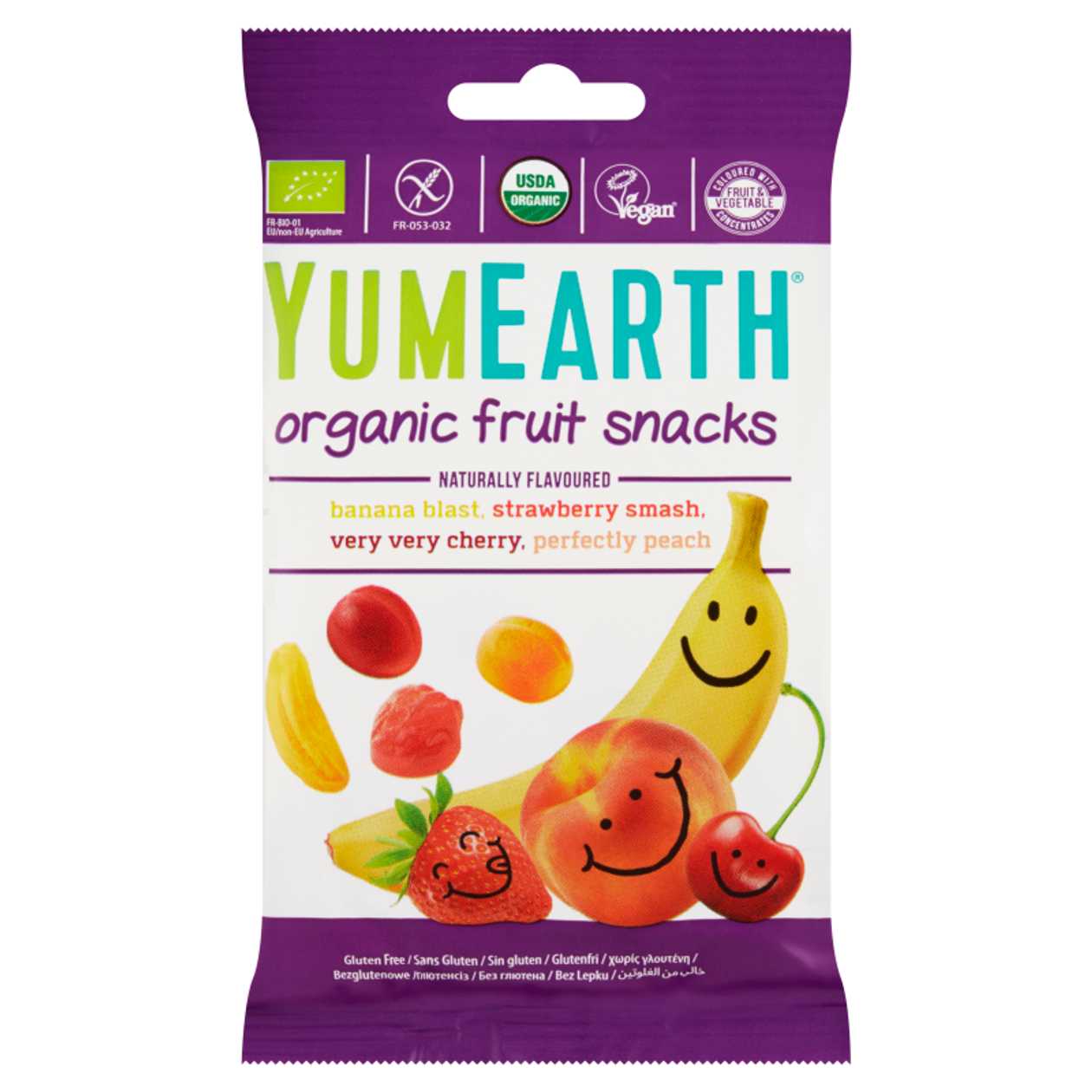 Yumearth Bio Gum.Bonb.S Prir. Fruit.Prich. 50 G