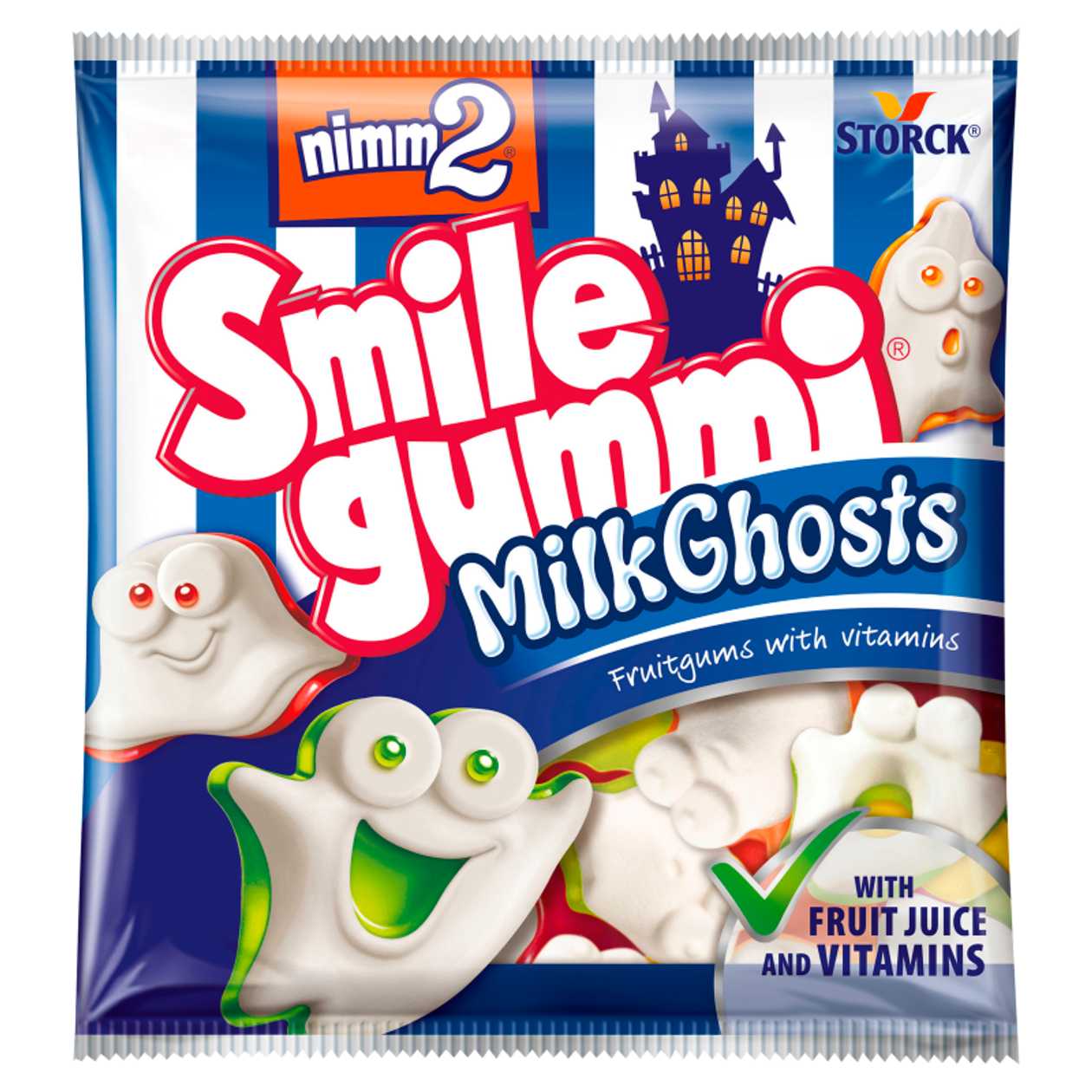 Nimm2 Smilegummi Milk Ghos.90G