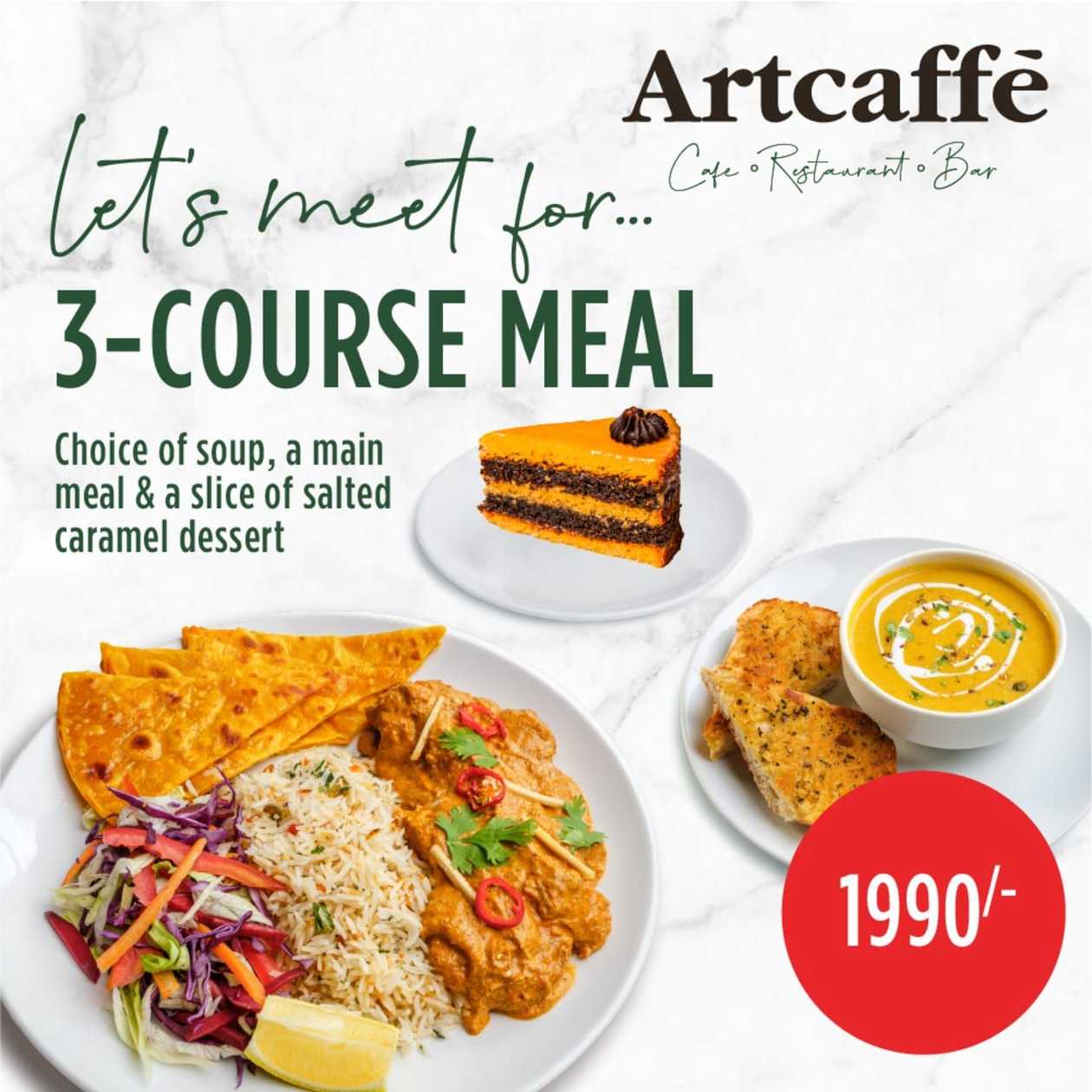 Dinner Deal – 3-Course Meal