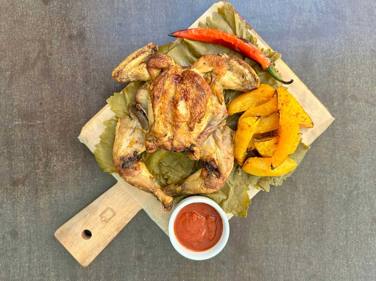 Chicken Tabaka with Roasted Pumpkin (650 g)