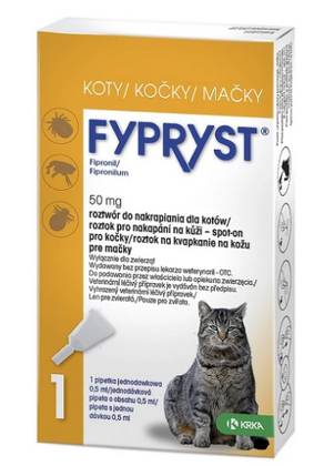 FYPRYST CAT 1X0.5ml SPOT-ON FOR CATS