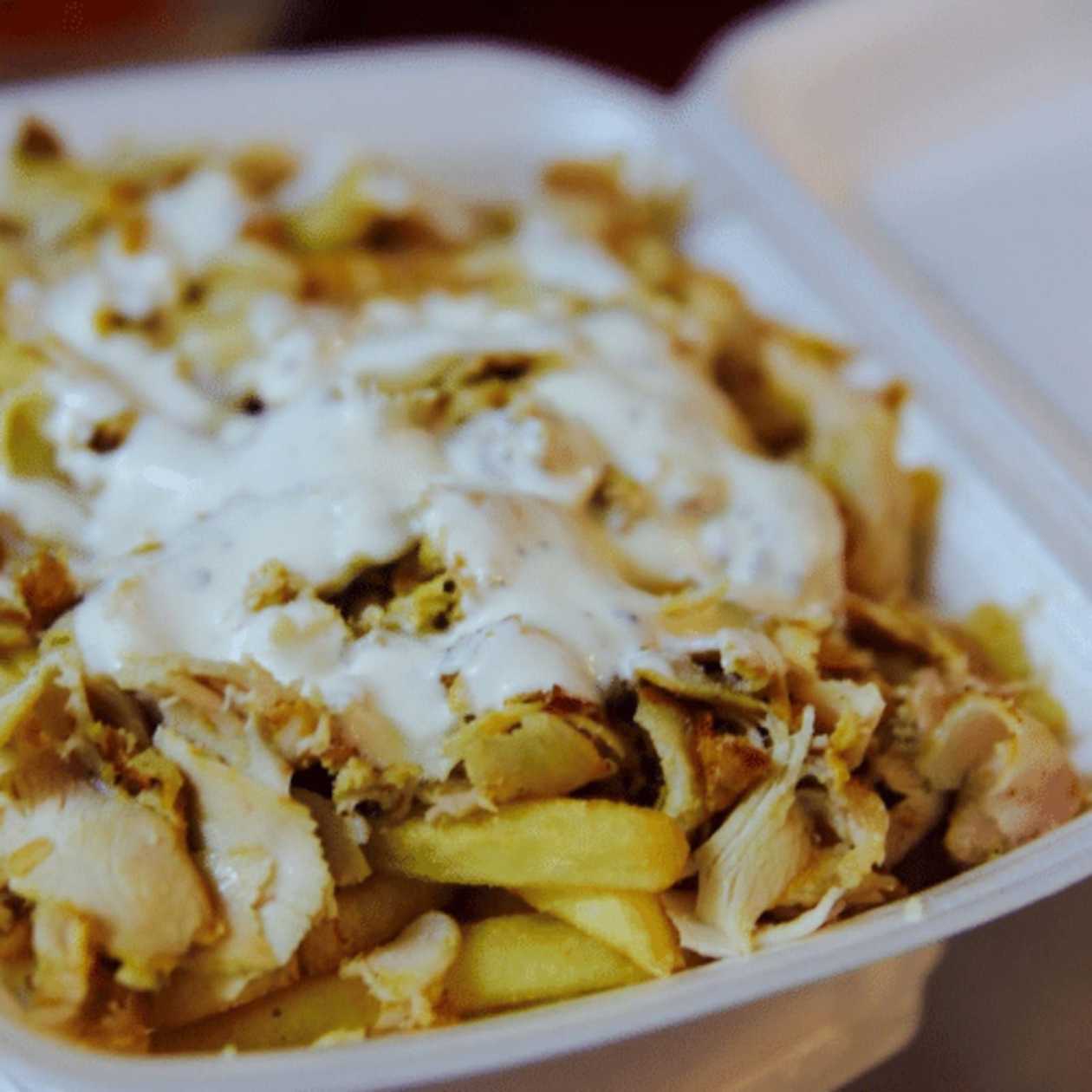 Fries with Topping, Large