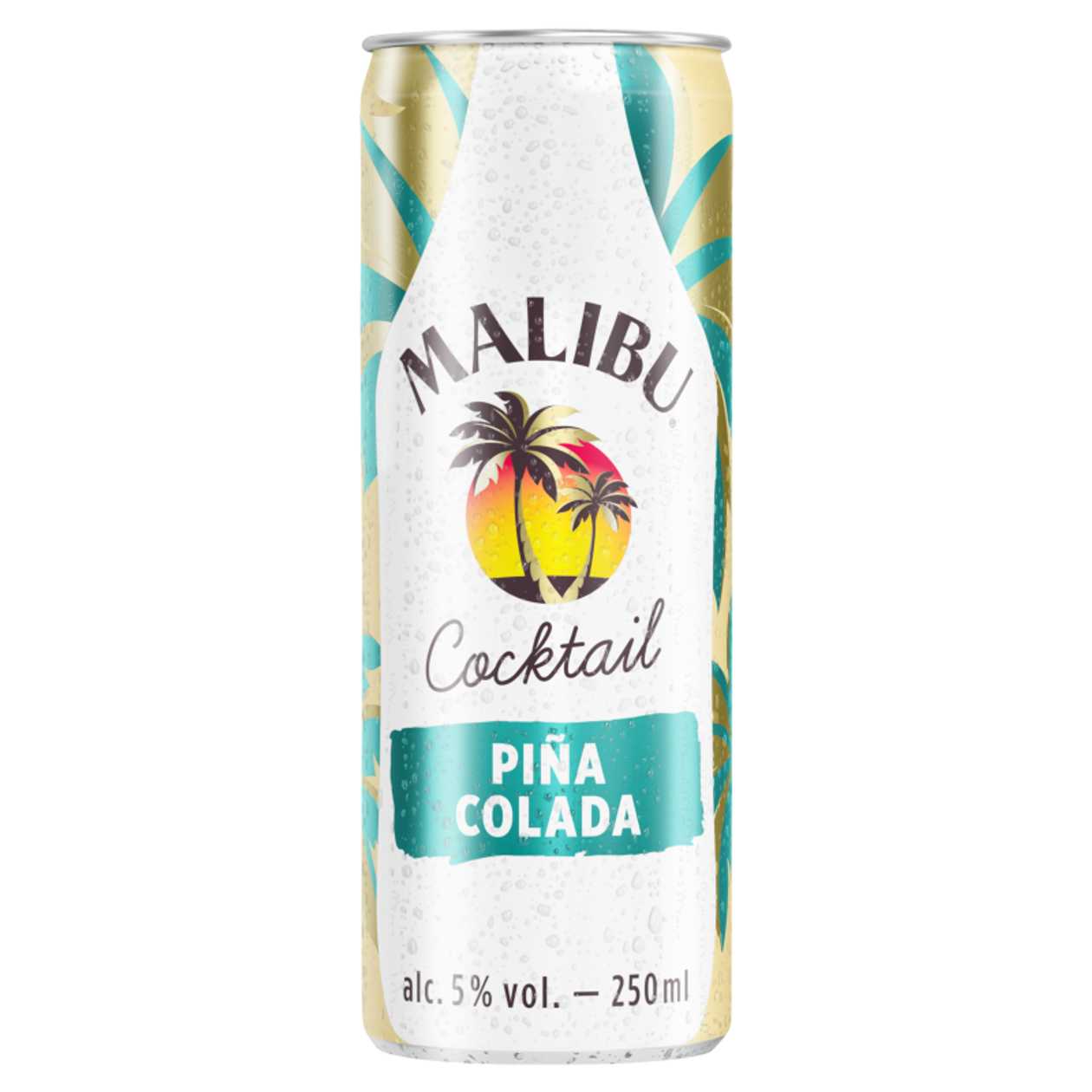 Malibu Pina Colada 5 %, 0,25 L