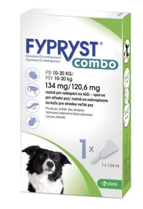 Fypryst Combo Spot-On for Dogs 10-20kg 1x1.34ml