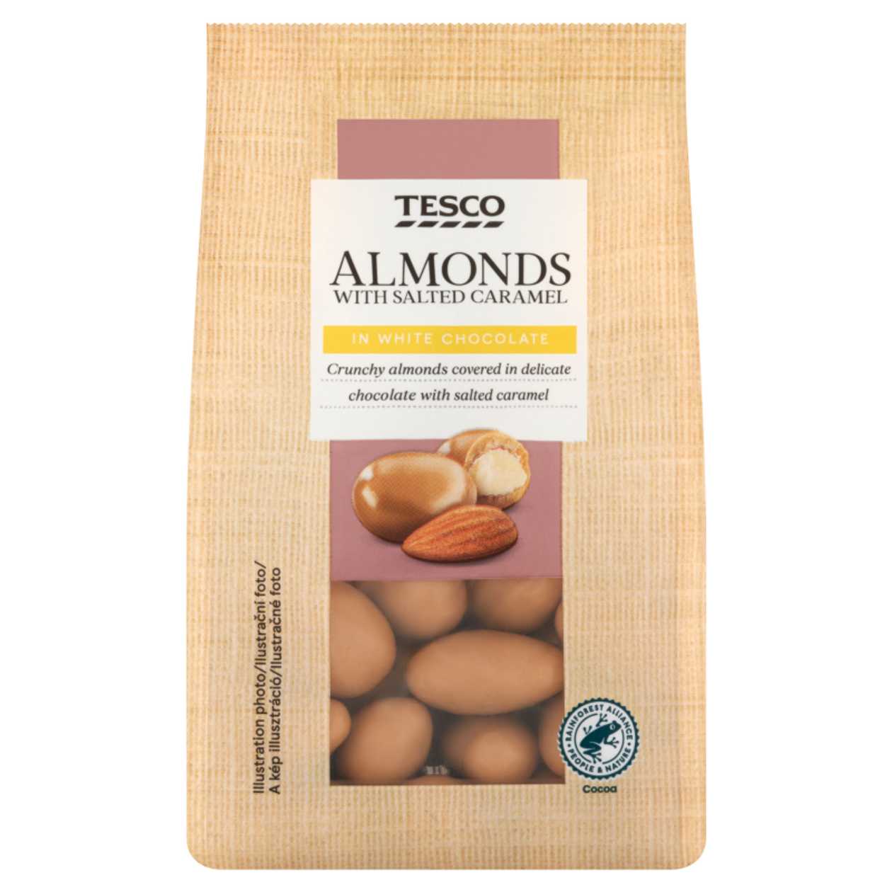 TESCO MANDLE SLANY KARAMEL 120 G