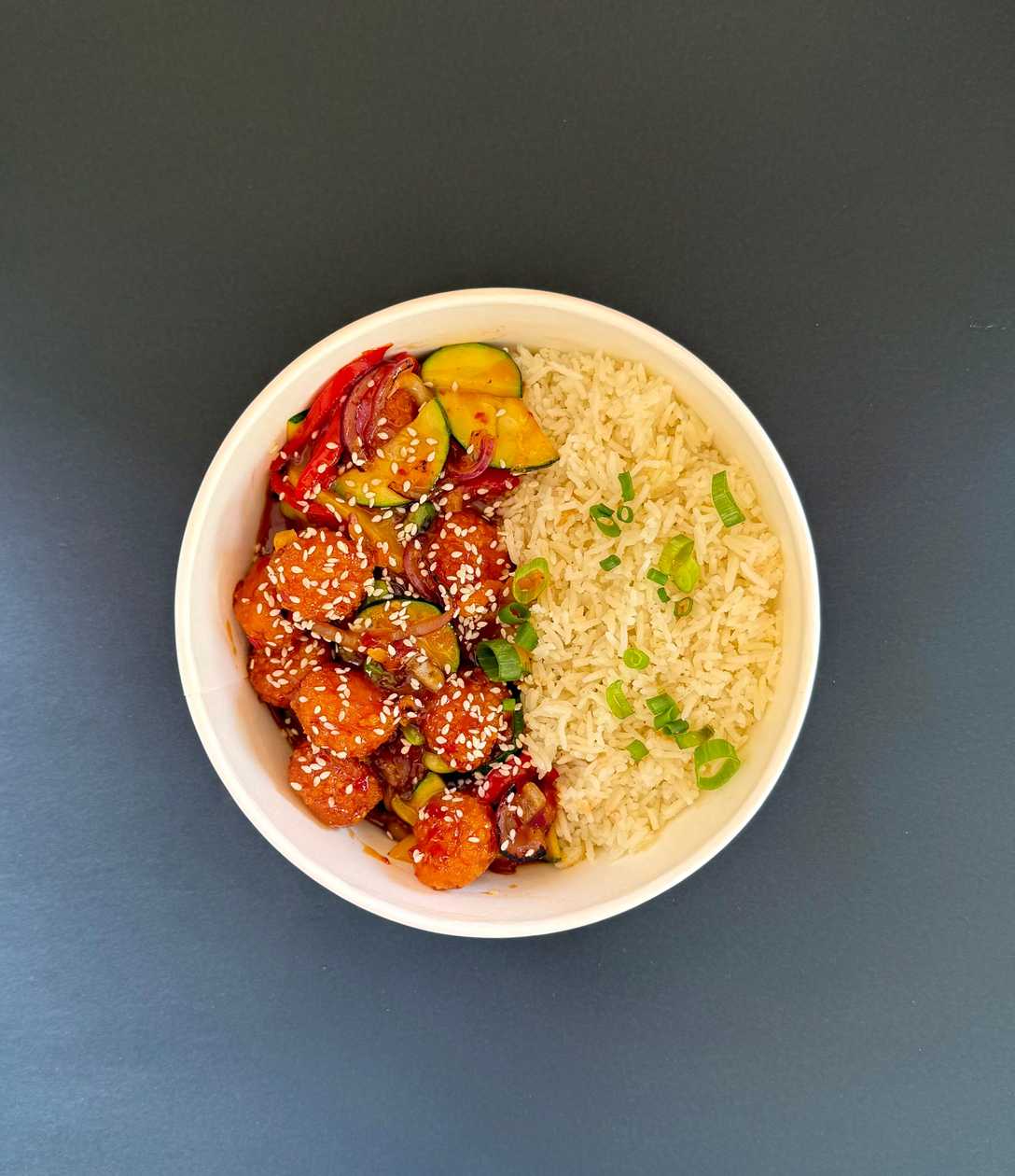 Wok with Crispy Chicken