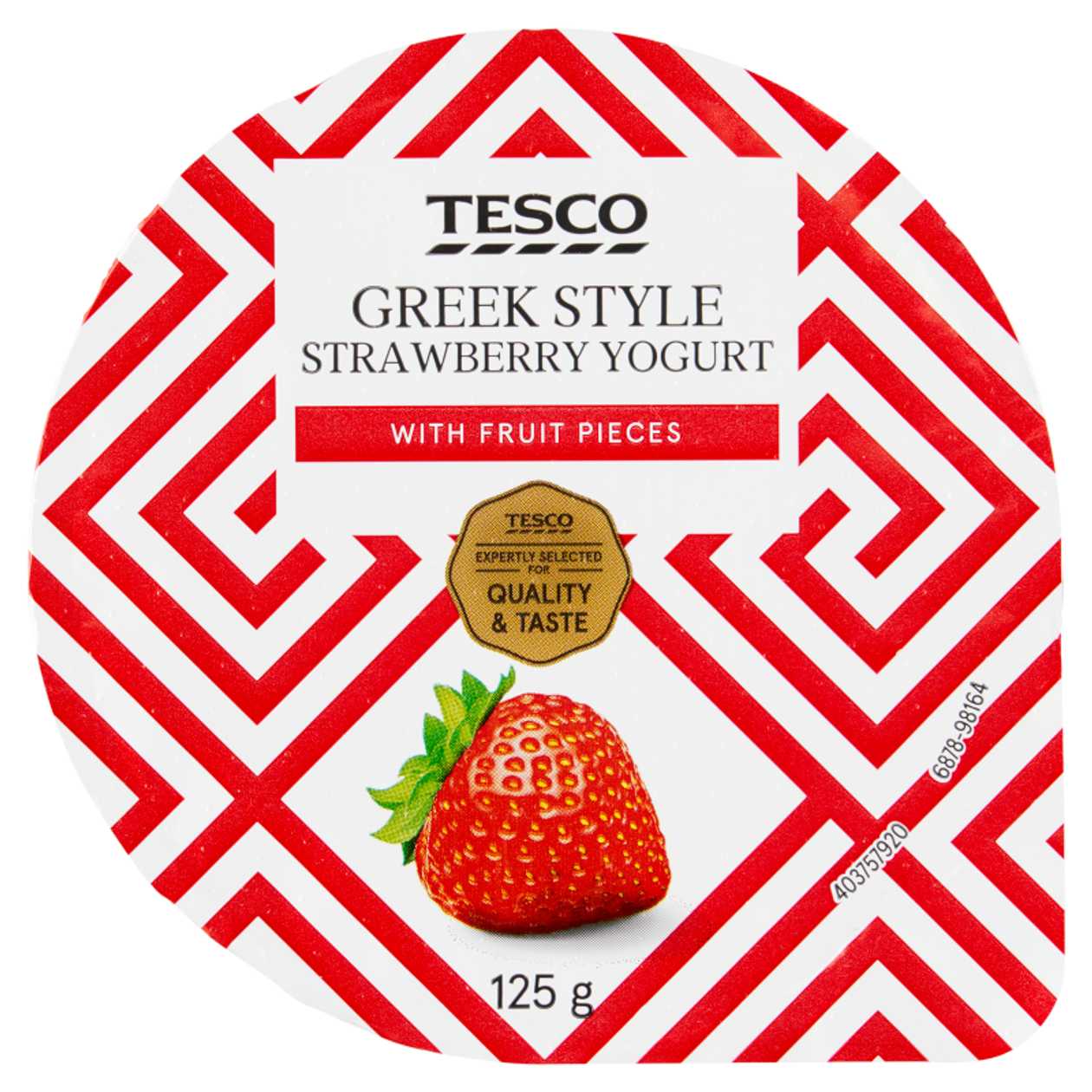 Tesco Greek Style Jogurt Jahodovy 125 G