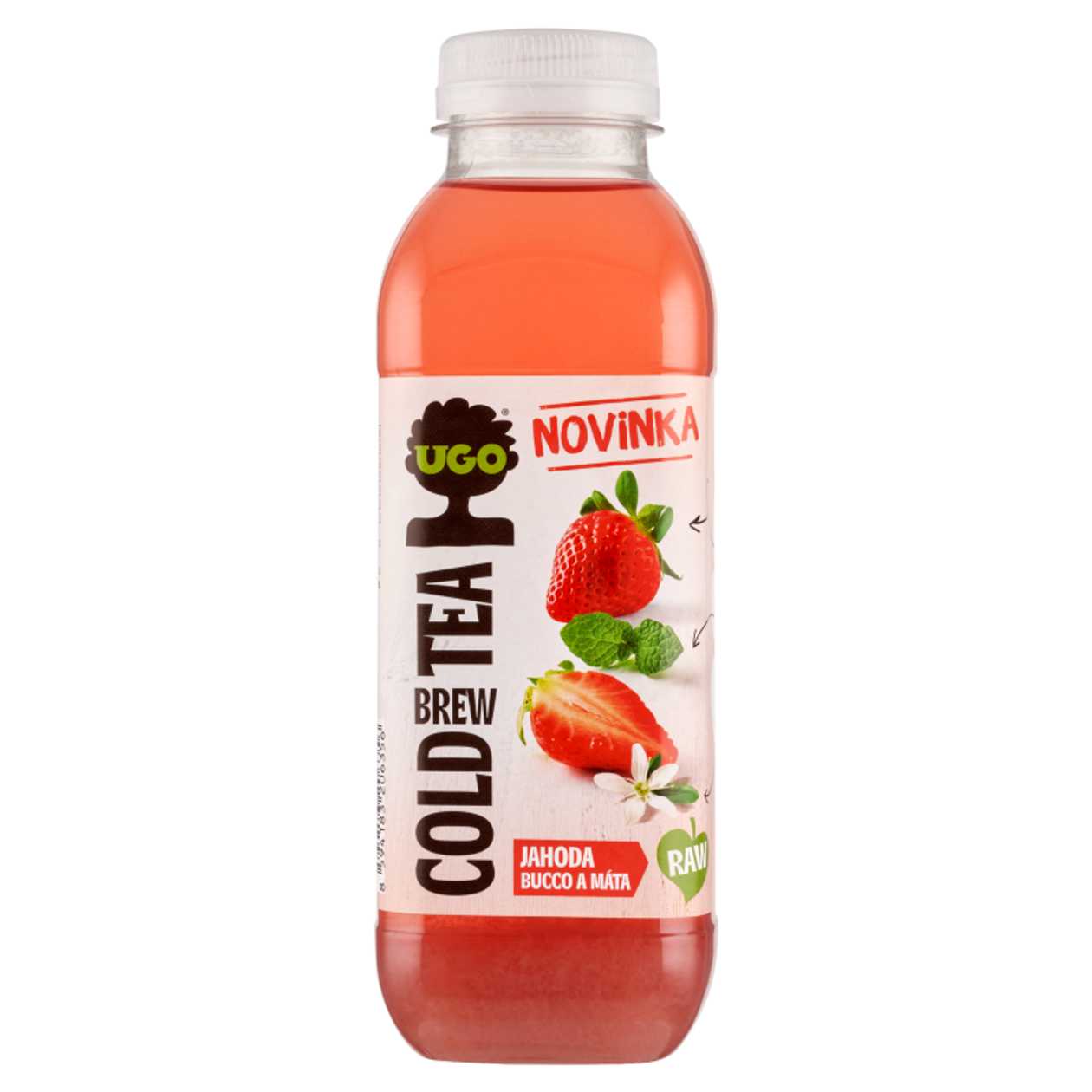 Ugo Cold Brew Tea Jahoda Bucco Mata 500 Ml
