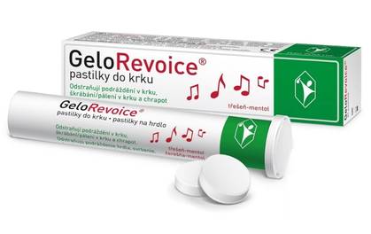 GeloRevoice Throat Lozenges Cherry-Menthol 20pcs