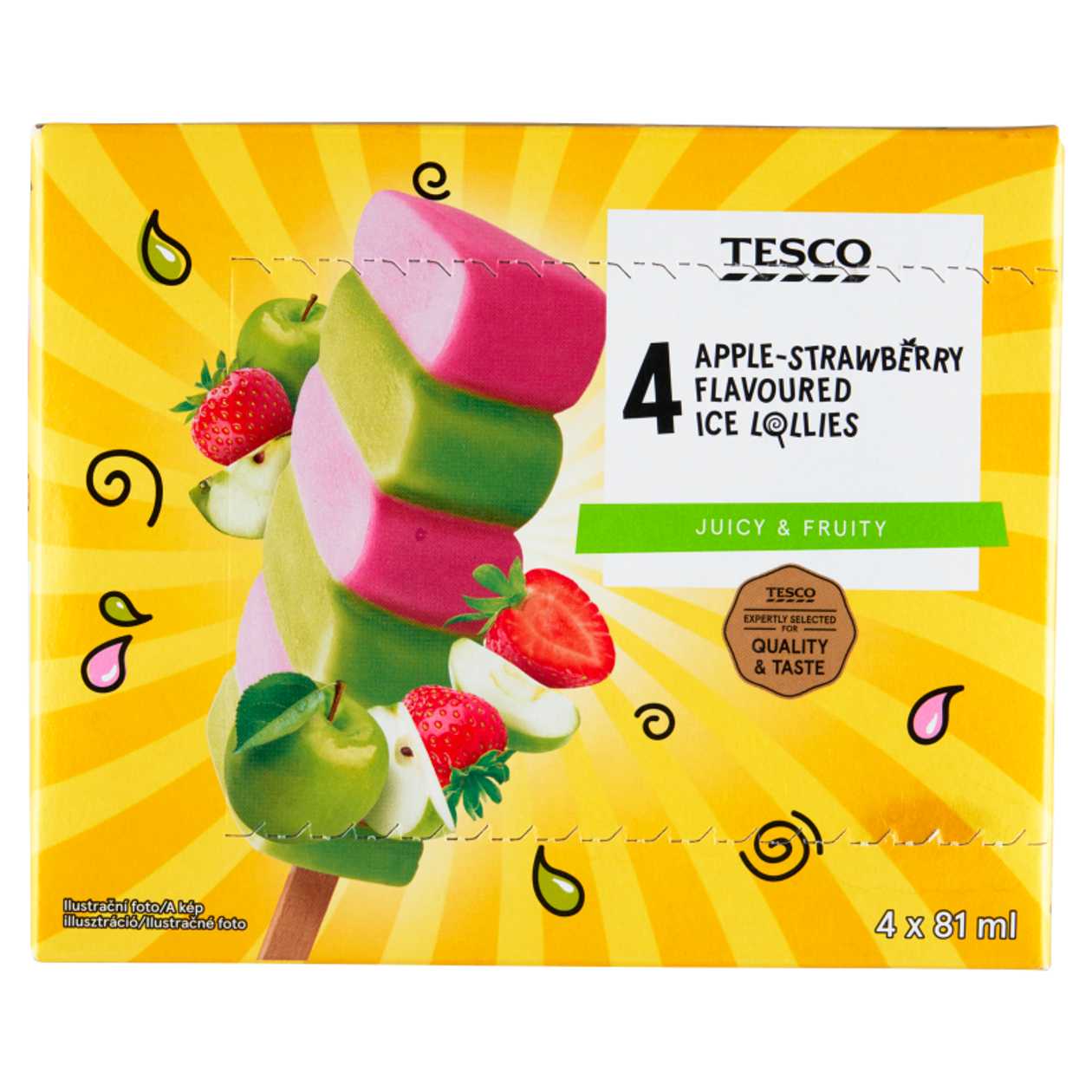 Mp Lollies Apple.Strawberry 4X80Ml
