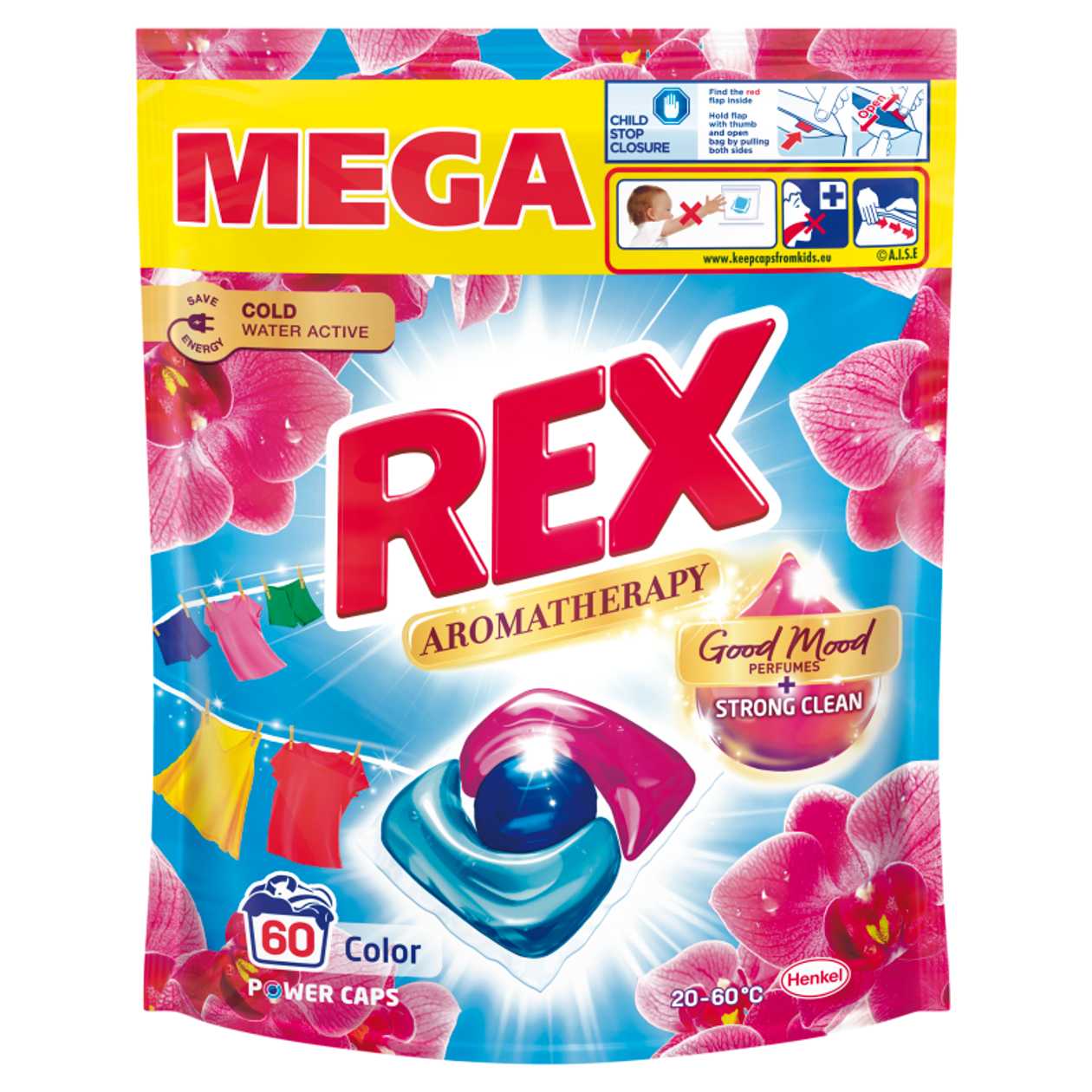 Rex Aromat. Pr. Kapsle Orchid Color 60 Ks