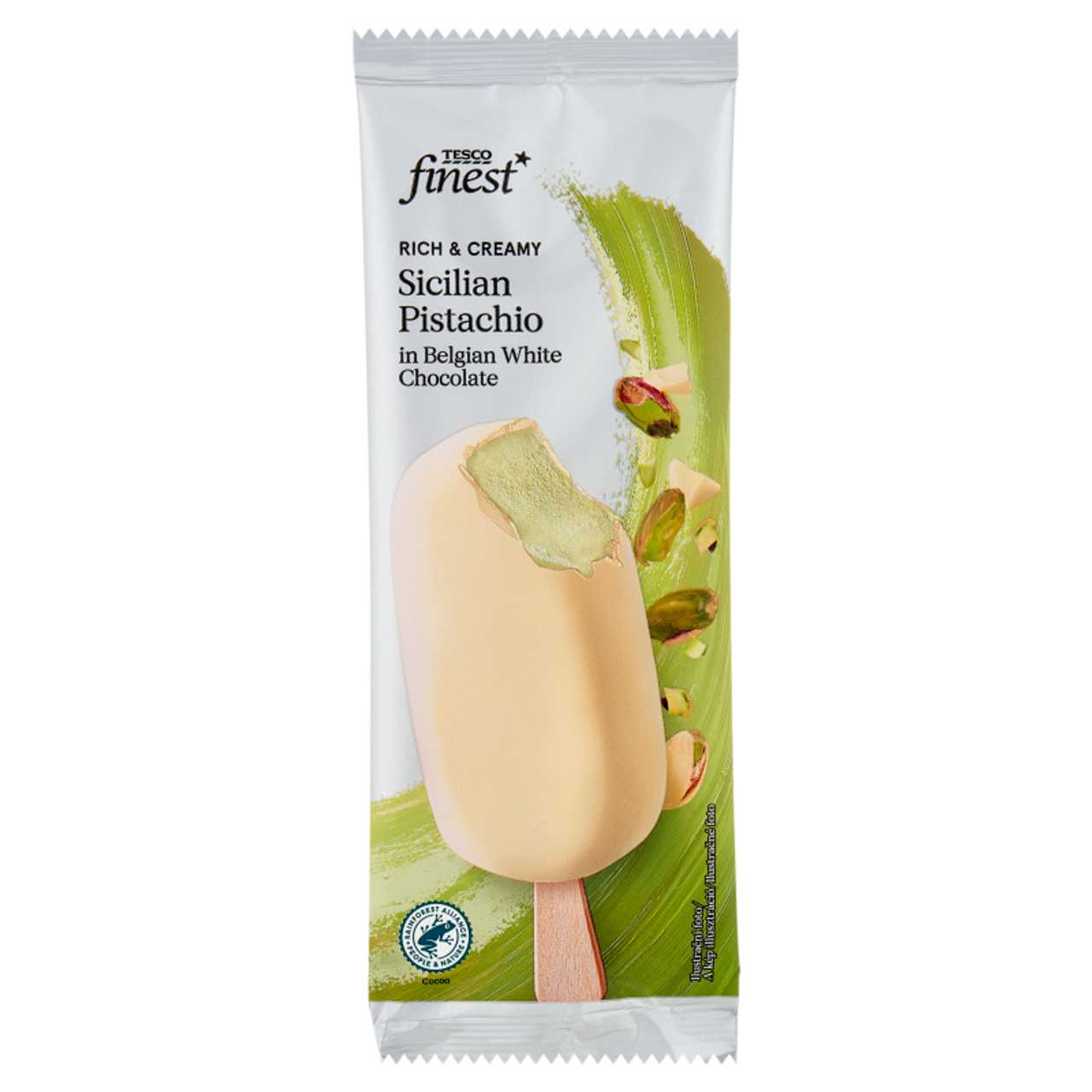 Pistaciova Zmrzlina S Bilou