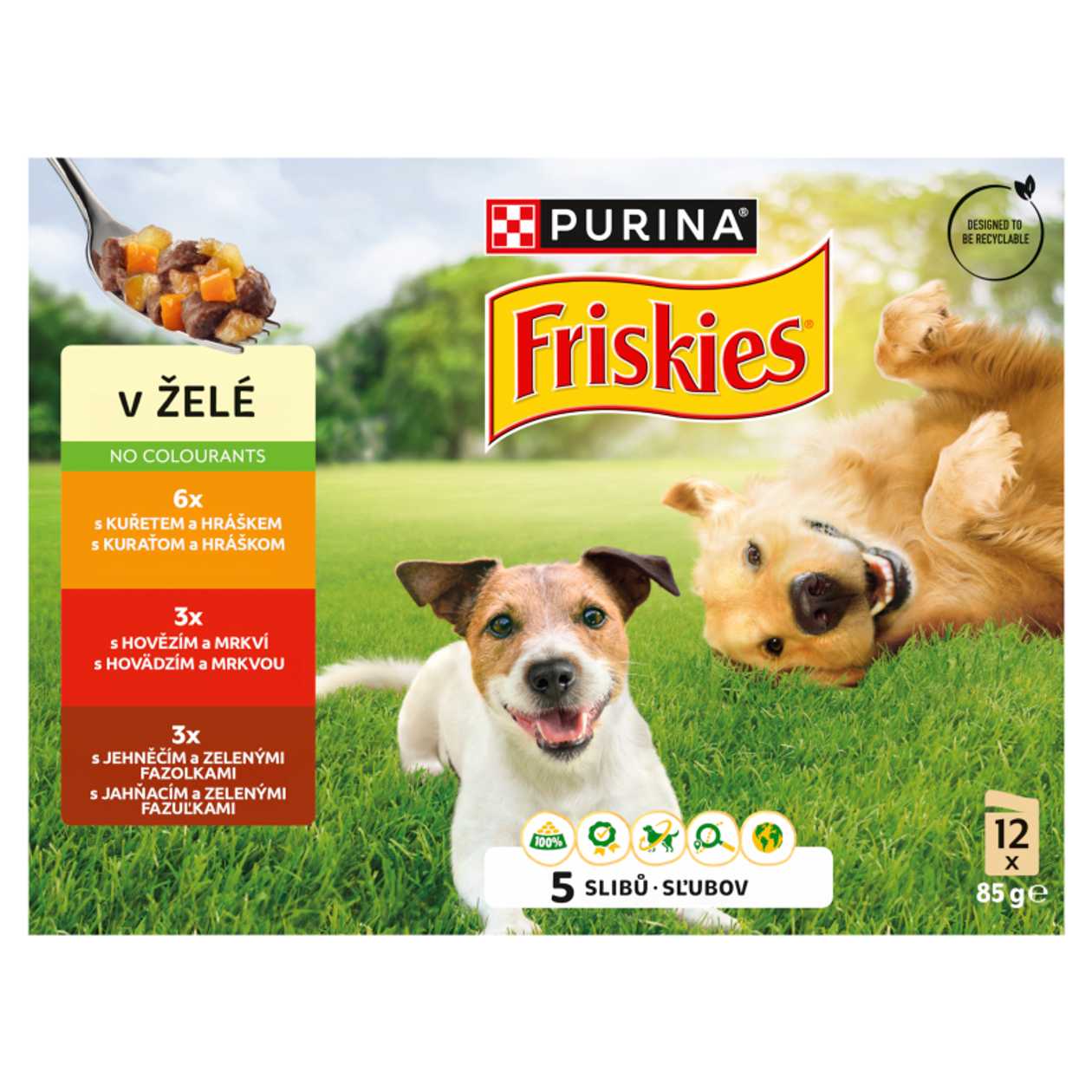 Friskies Food In Cabbage With Chicken. Hov. Jeh. 12X85G