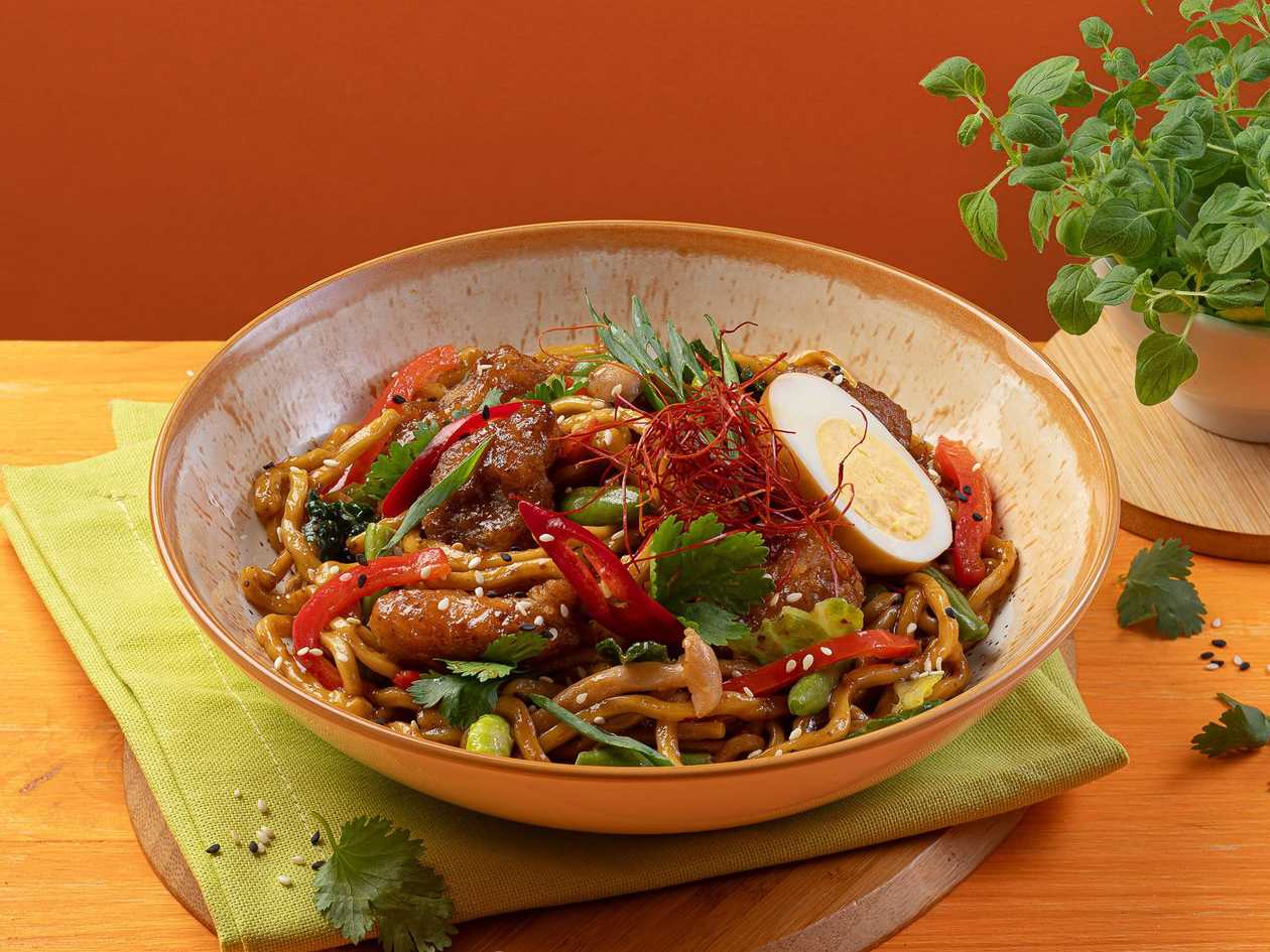 Egg Noodles with Chicken