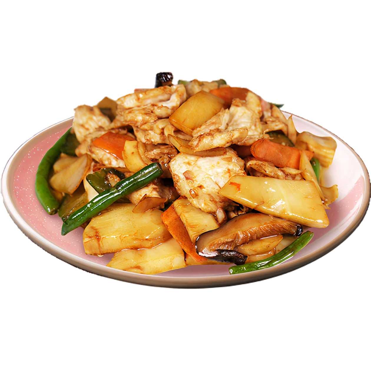 Beef with Bamboo and Mushrooms