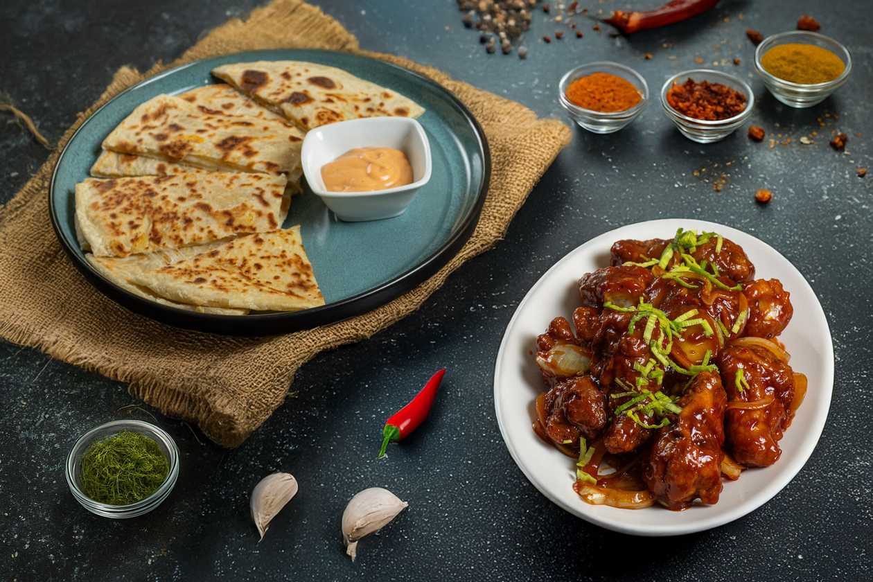 Kanakoivad + juustuga naan