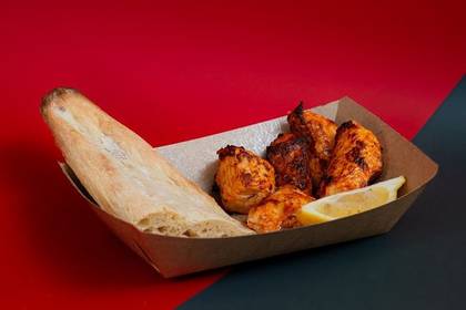 Chicken BBQ and Georgian bread