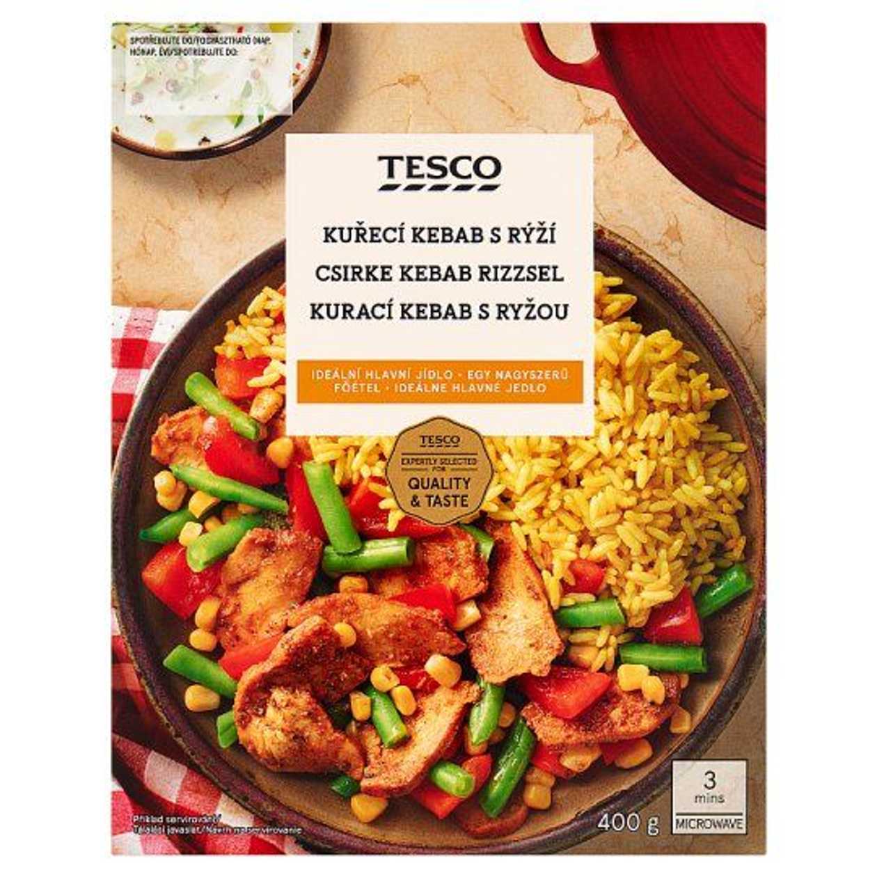 Kureci Kebab Se Zeleninou A Ryzi 400 g